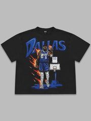 Dallas Mavericks Skeleton Irving Oversized Tee - Kyrie Irving Inspired Streetwear