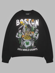 Boston Celtics 2024 Champs sweatshirt - 18x World Champs /Starting Five Edition