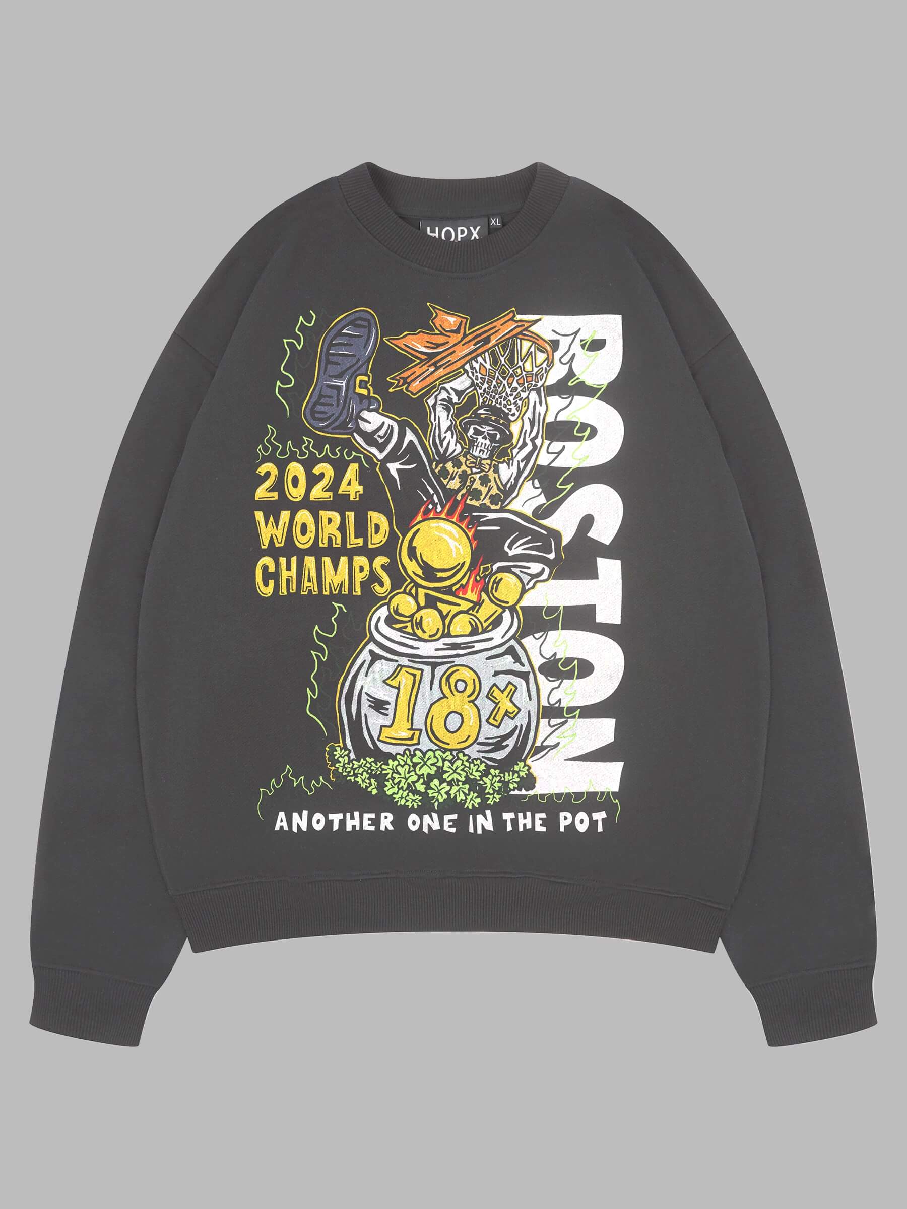 Boston Celtics 2024 Champs sweatshirt - 18x World Champs /MVP Jaylen Brown