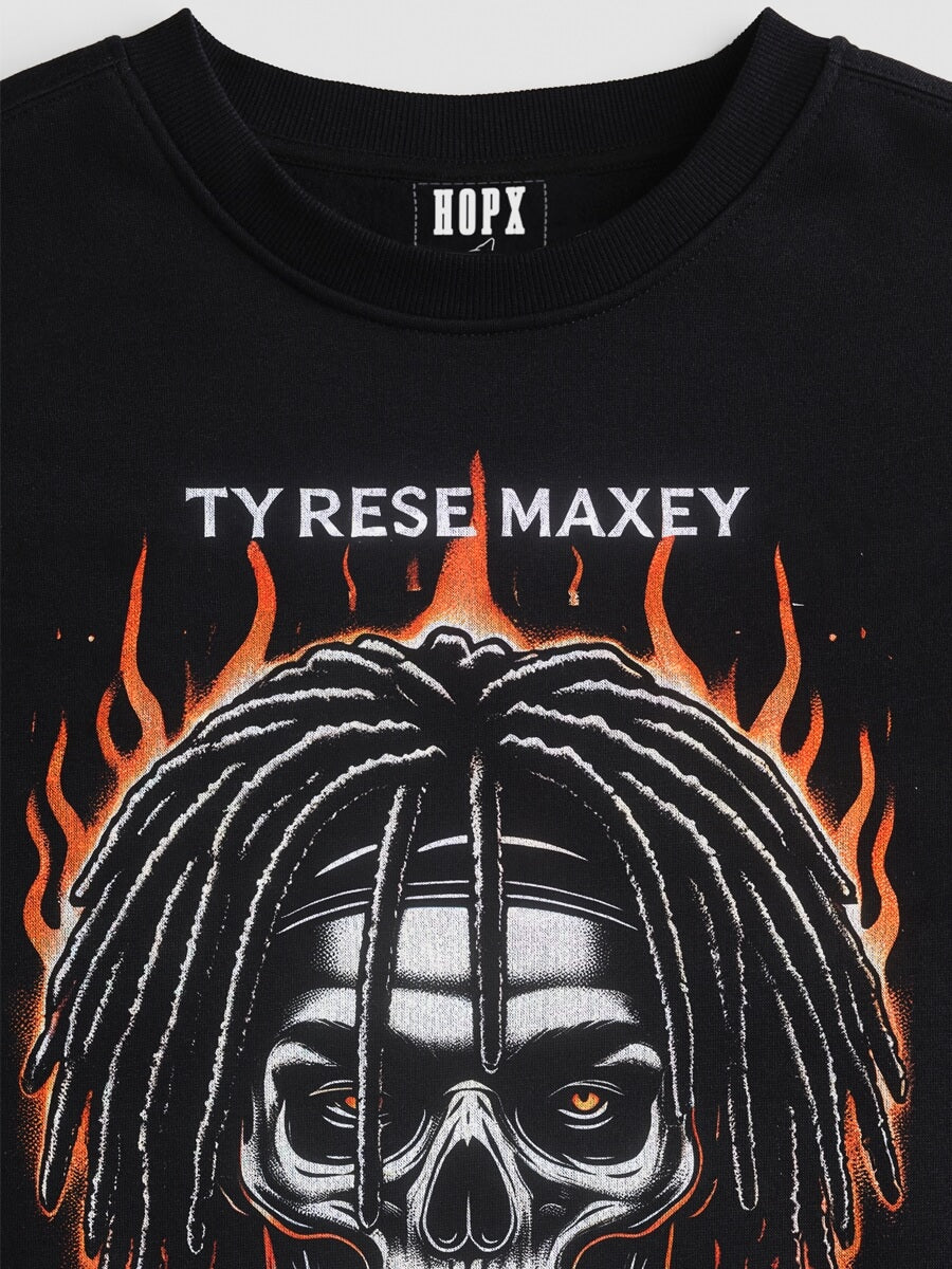 The Assassin: Tyrese Maxey Skull Graphic T-shirt & Hoodie | Oversize Fit