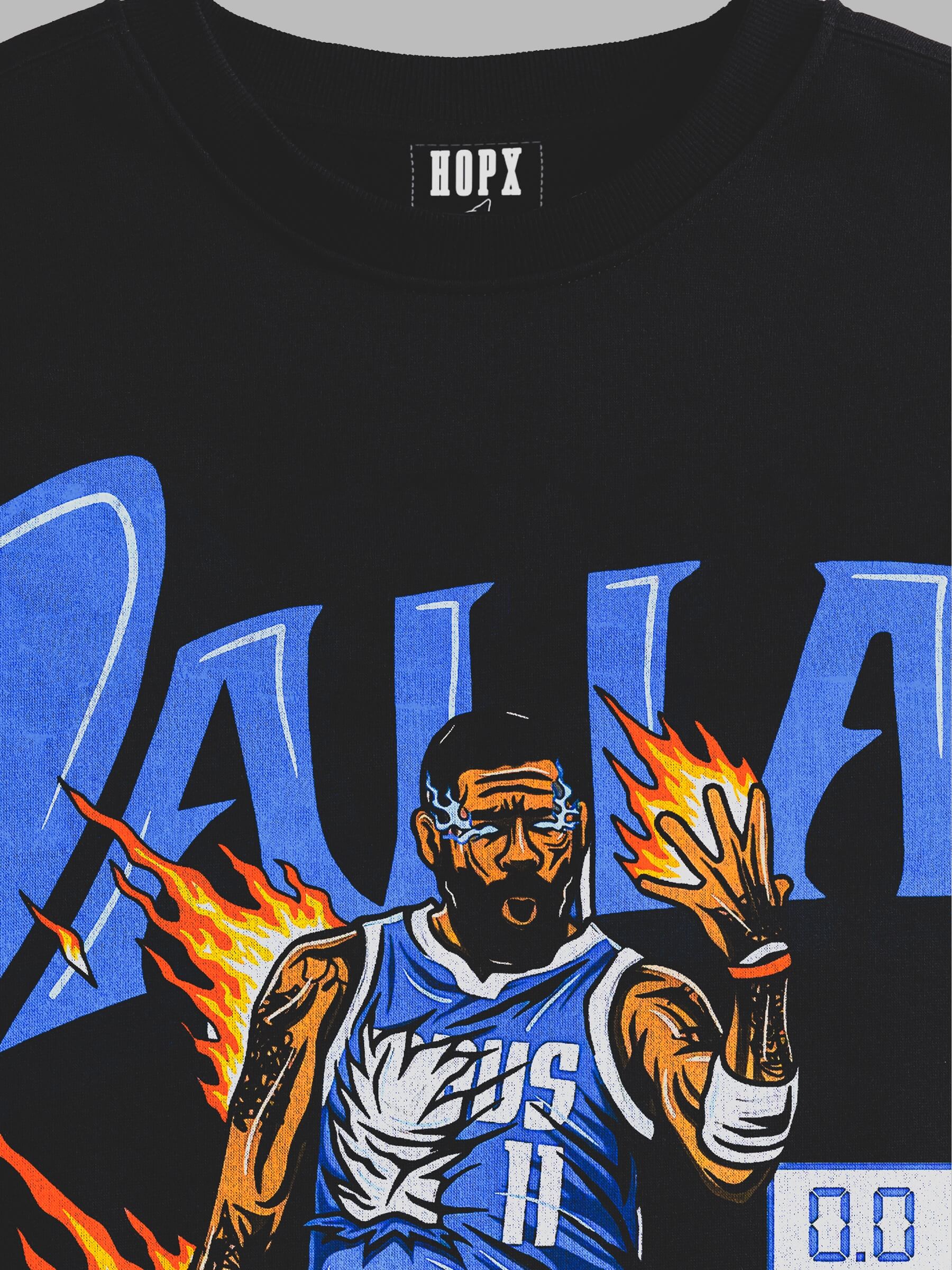 Dallas Mavericks Skeleton Irving Oversized Tee - Kyrie Irving Inspired Streetwear