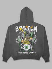 Boston Celtics 2024 Champs Hoodie - 18x World Champs /Starting Five Edition