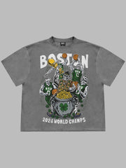 Boston Celtics 2024 Champs Tee – 18x World Champs / Starting Five Edition